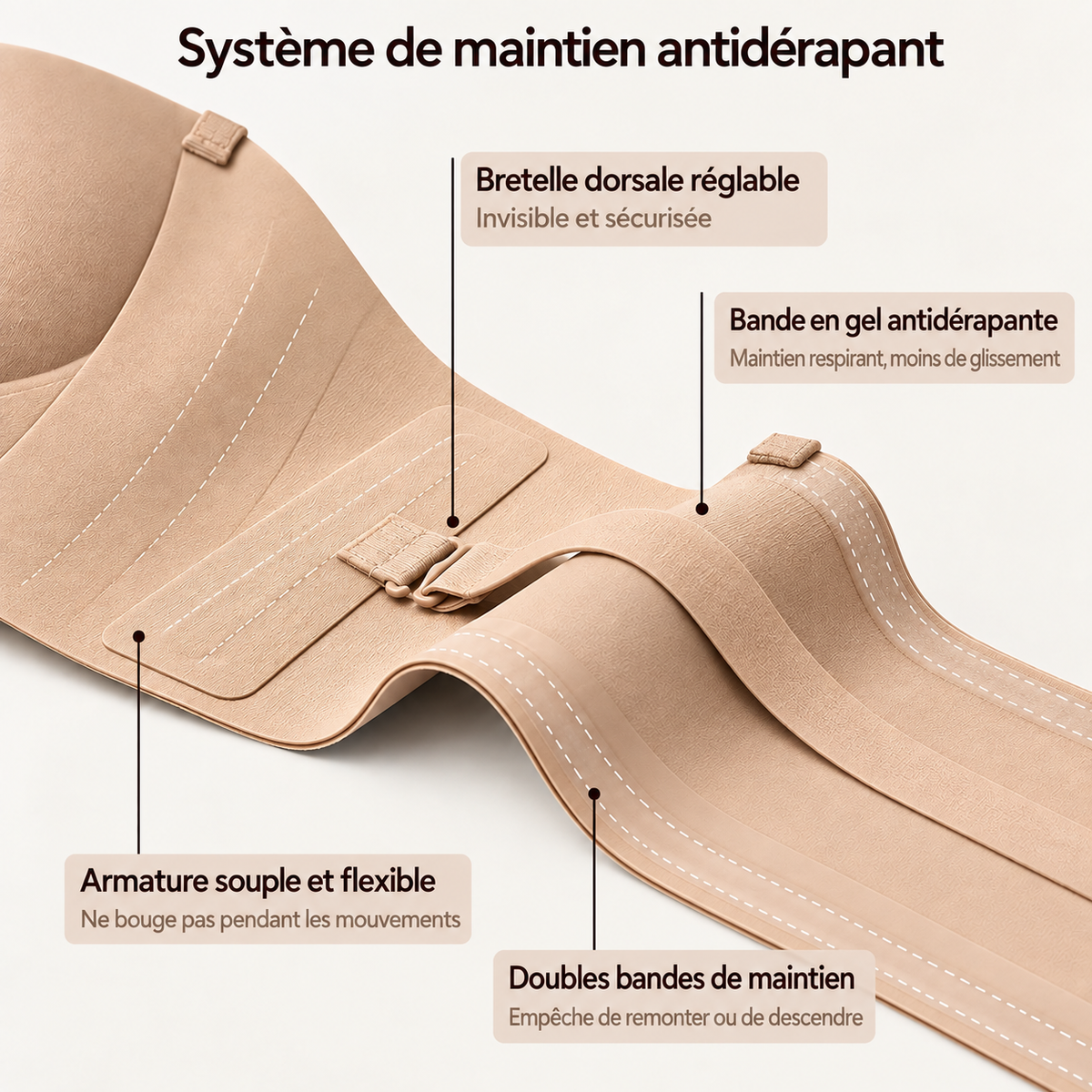 Soutien-gorge sans bretelles StayLift