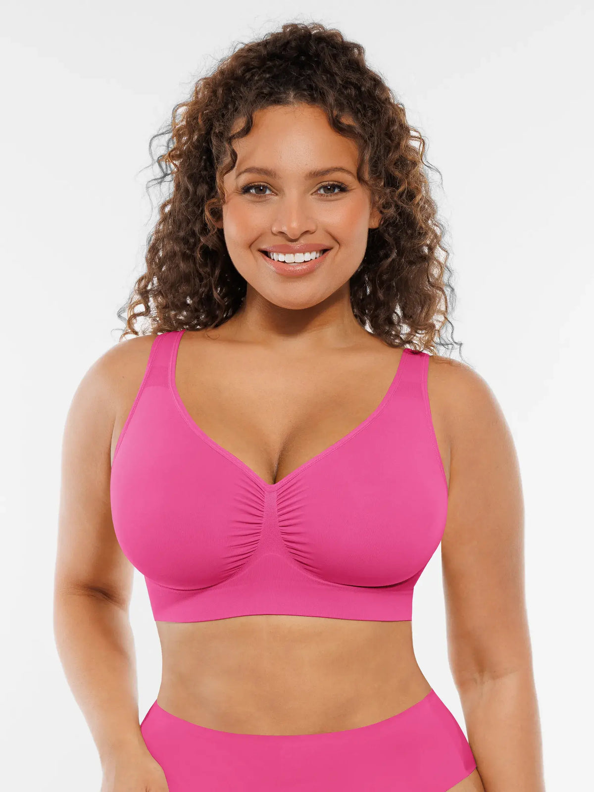 Soutien-gorge quotidien sans armatures à larges bretelles