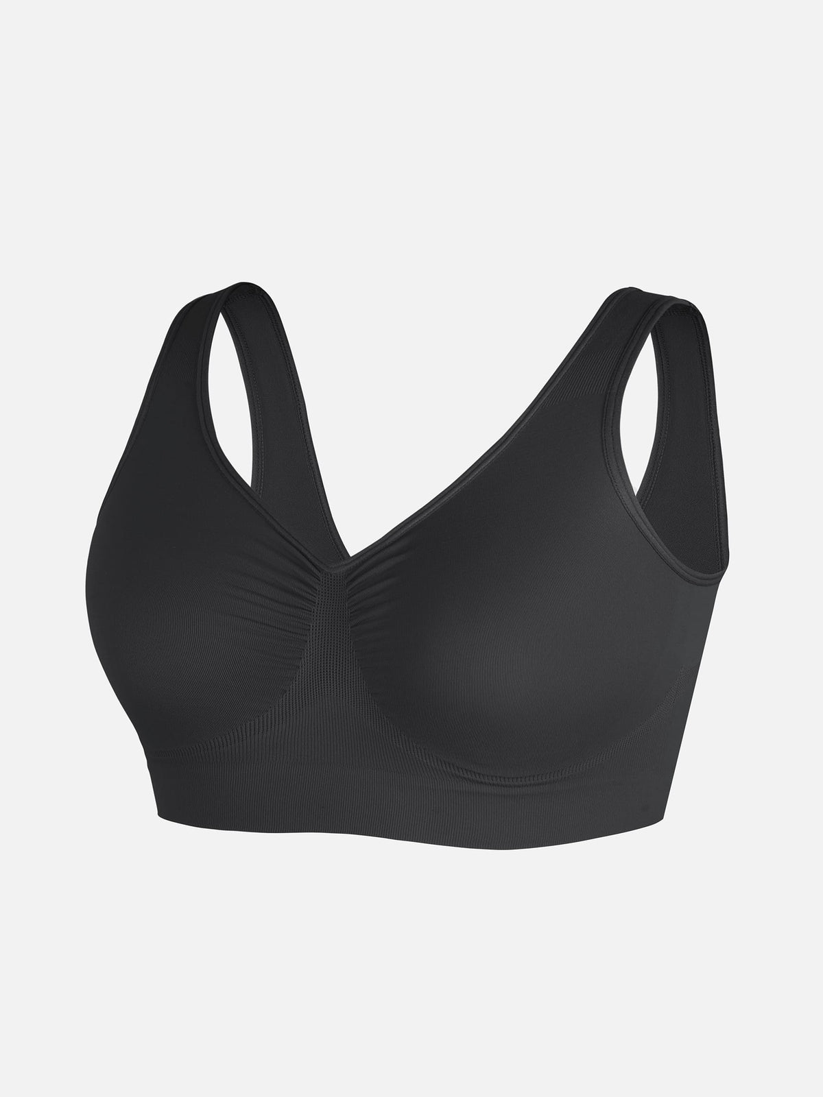 Soutien-gorge quotidien sans armatures à larges bretelles